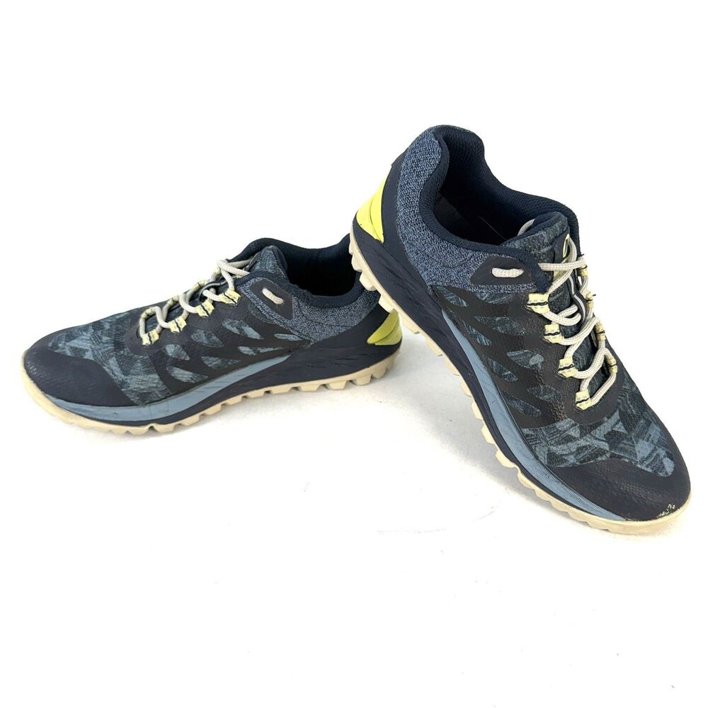 Merrell Antora 2 Print Trail Sneakers Shoes Arona Bleu J067128 Women's Size 7.5
